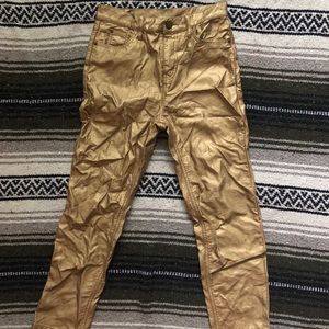 BDG VEGAN LEATHER-HIGH RISE PANTS